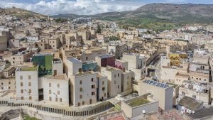 Revitalisation of Lalla Yeddouna Square in the medina of Fez, by Mossessian Architecture and Yassir Khalil Studio aims to reconnect to the riverfront, and enhances pedestrian circulation in the area. Existing structures were preserved and new spaces designed for the benefit of local residents, artisans, and visitors from around the world.